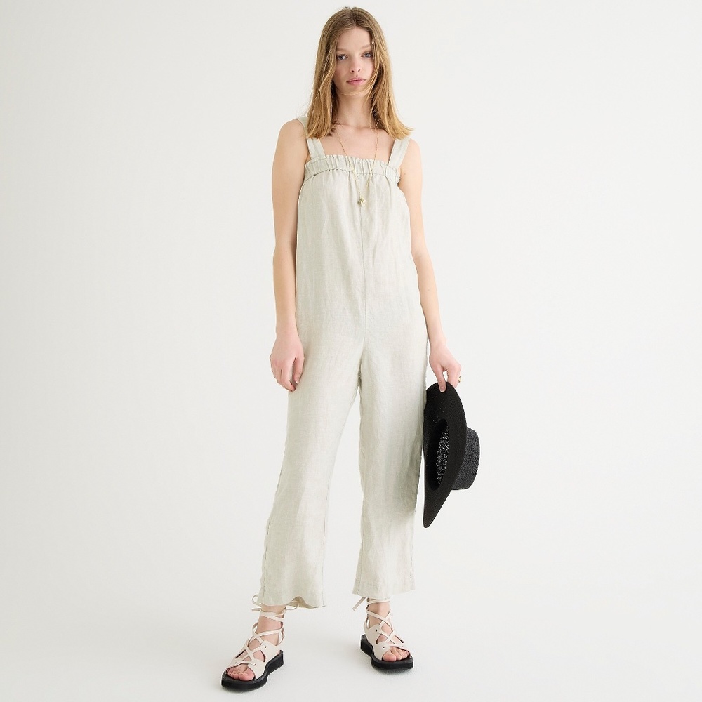 J. Crew Relaxed Linen Jumpsuit, S, NWOT